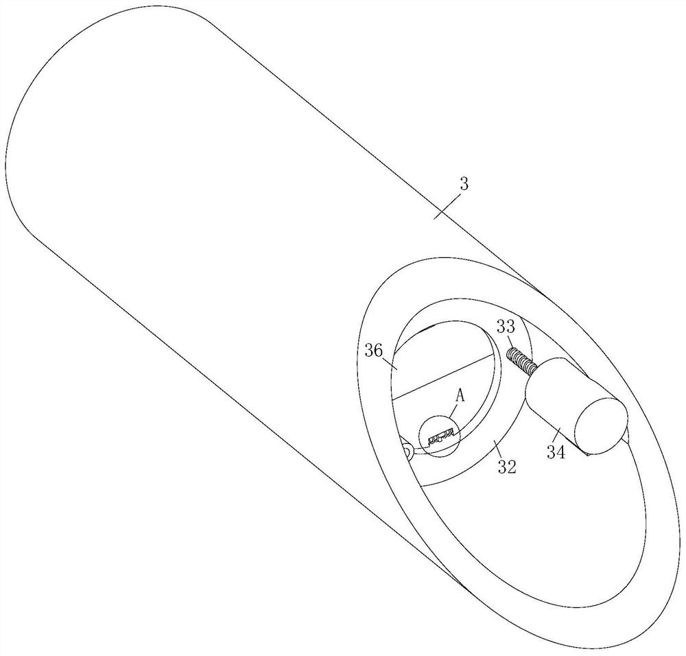 Anti-blocking device of intelligent online grain moisture meter