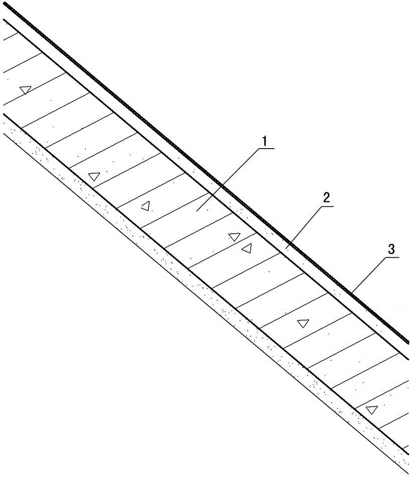 Slope roof thermal insulation, ventilation and energy-saving dry structure and its construction method