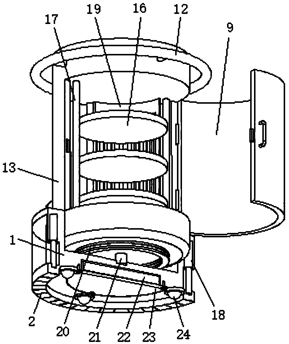 A portable operating room nursing device