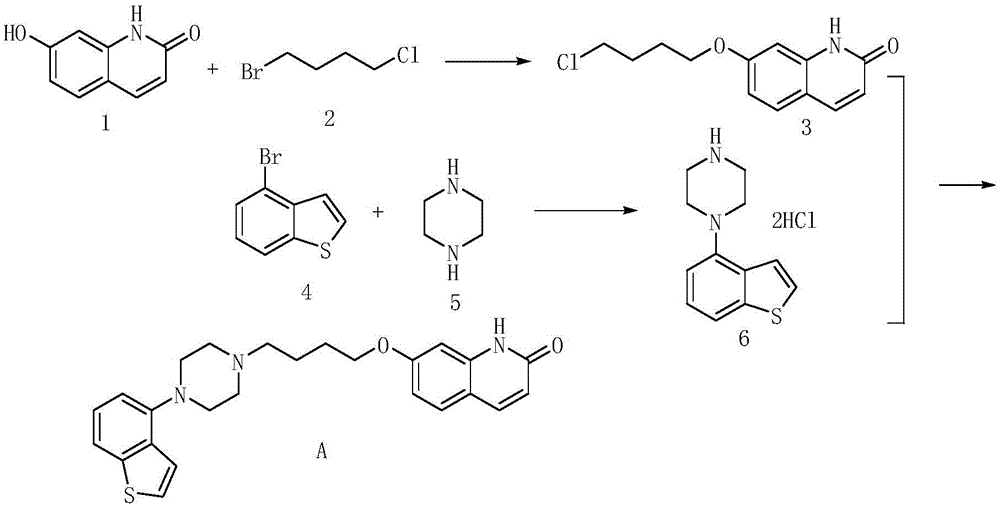 Preparing method for brexpiprazole