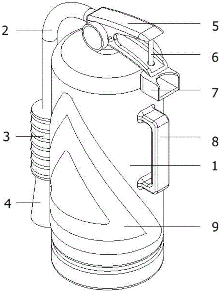 Novel fire extinguisher for firefighting