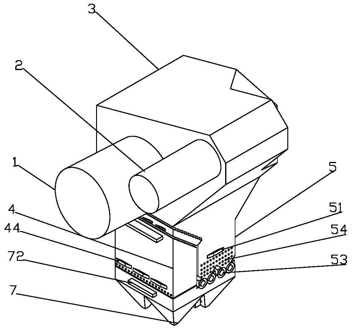 Vertical cement clinker grate-type particle grading cooler and cooling method