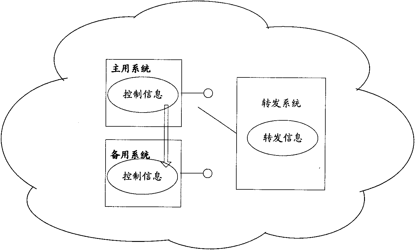 Method and system for realizing hot backup in centralized network nodes