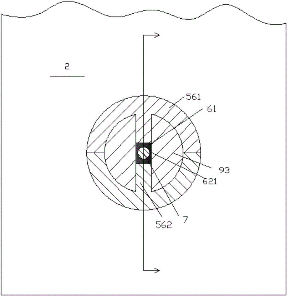 Wall-mounted piece installation locking column device