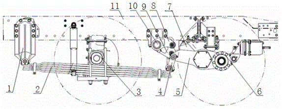 A hydraulic lifting control system for a twin-tire lifting axle