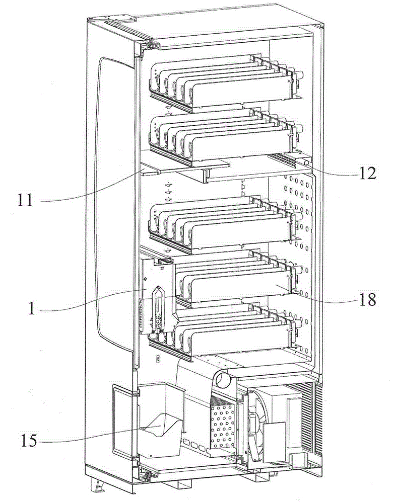 Material conveying device for automatic vending machine