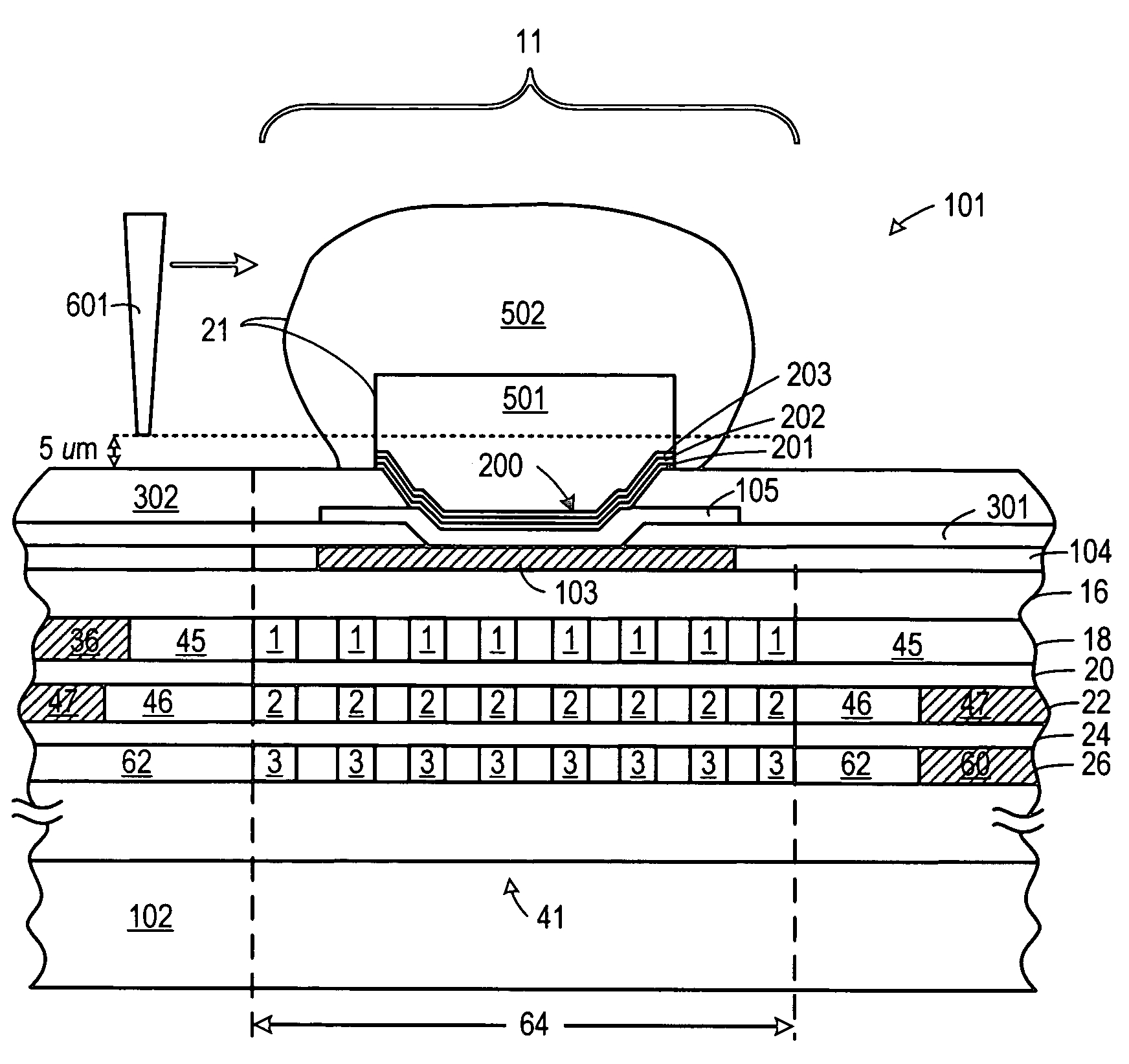 Mechanical integrity evaluation of low-k devices with bump shear