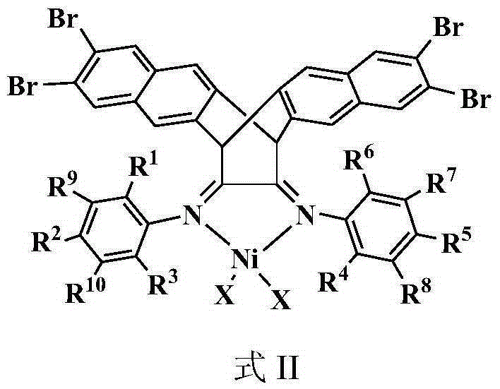 Diimine ligand compound, and nickel complex and application thereof