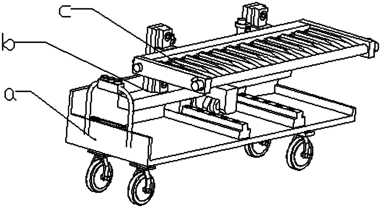 Full automatic carrying trolley and use method thereof