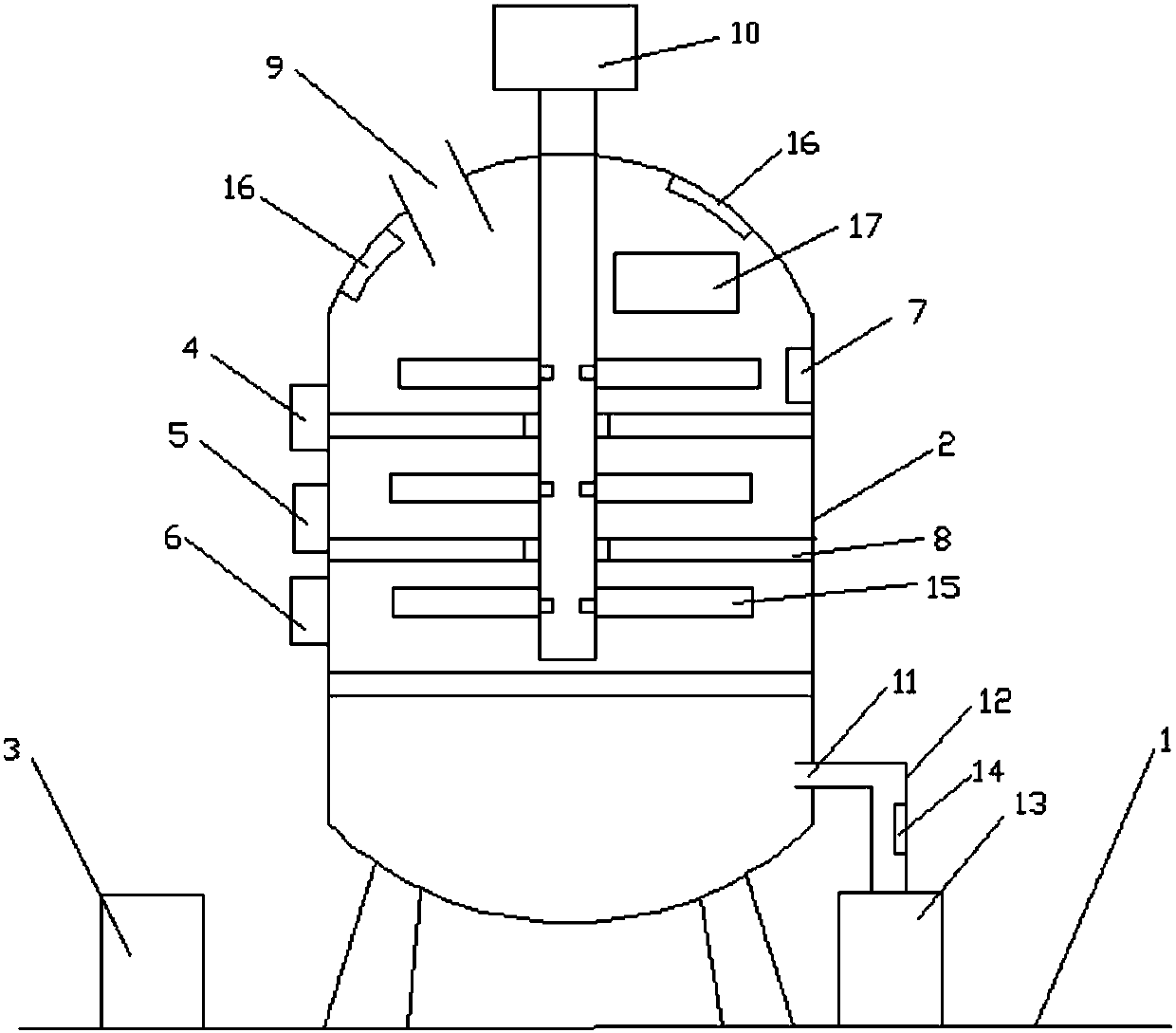 A novel wastewater reaction container