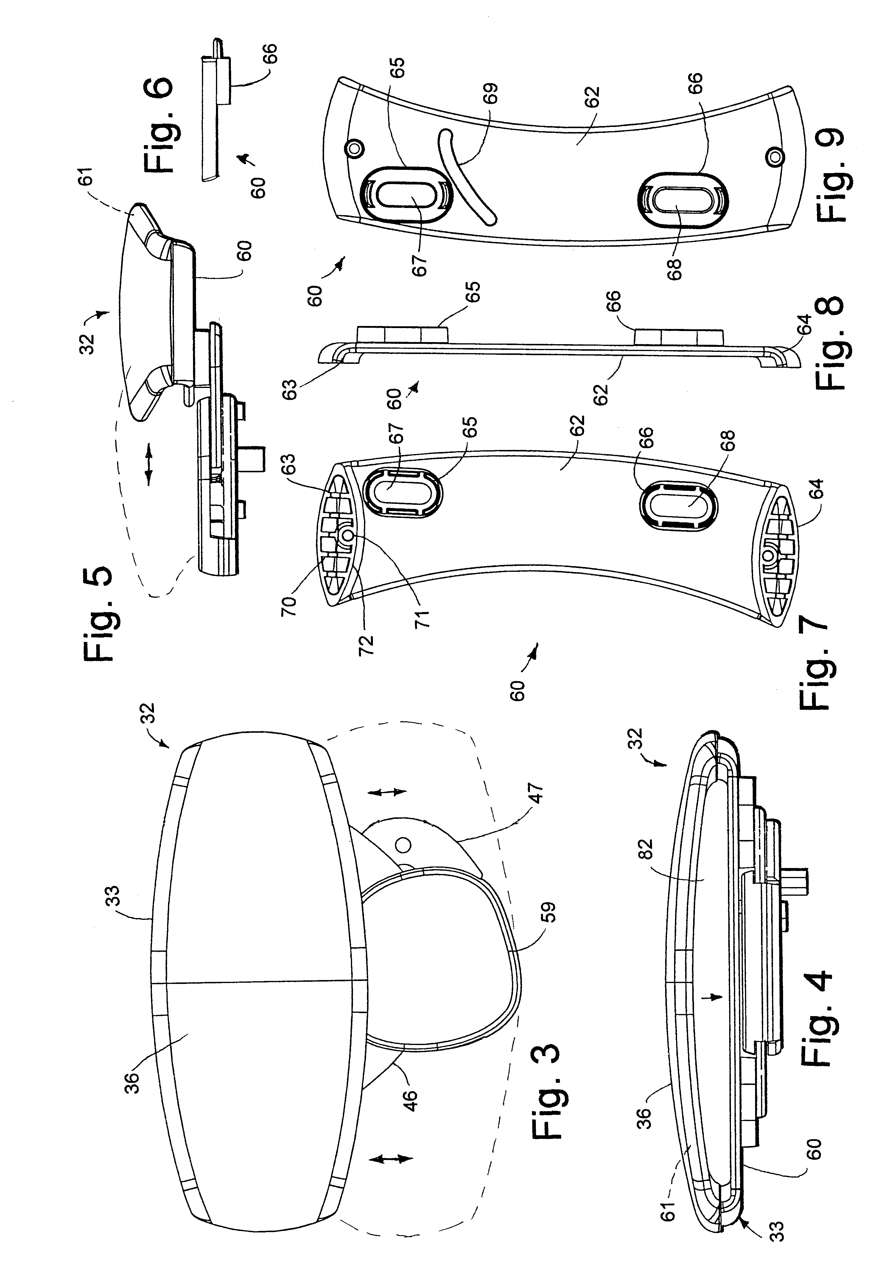 Flexible armrest construction