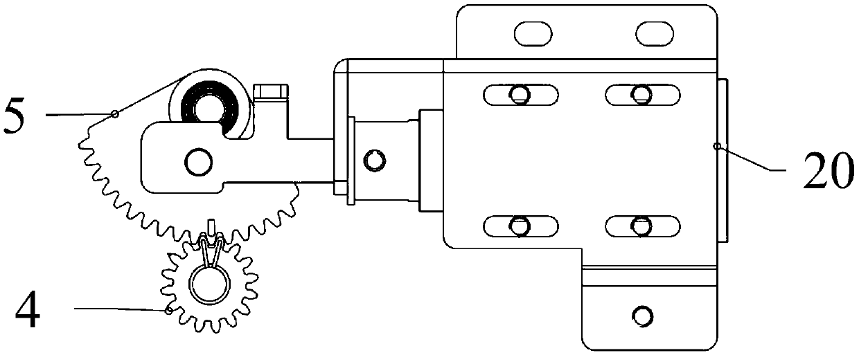 Reversing device of paper money transport channel