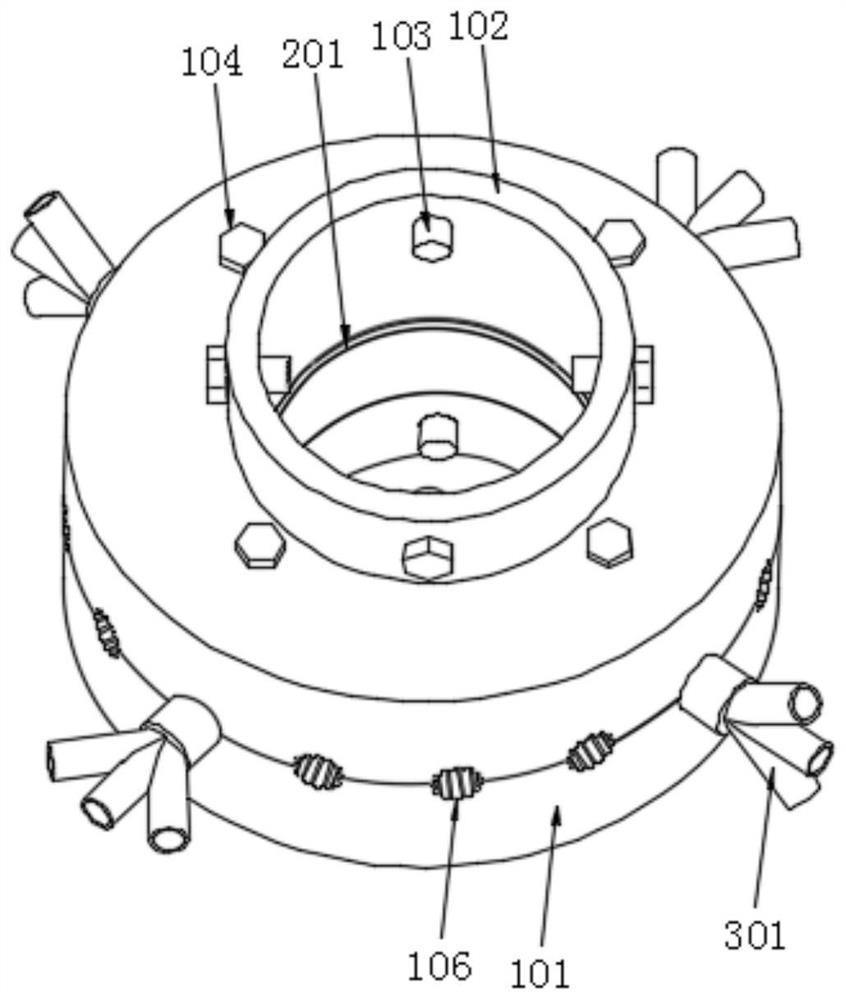 Connecting joint device of fabricated homestay hotel spatial structure