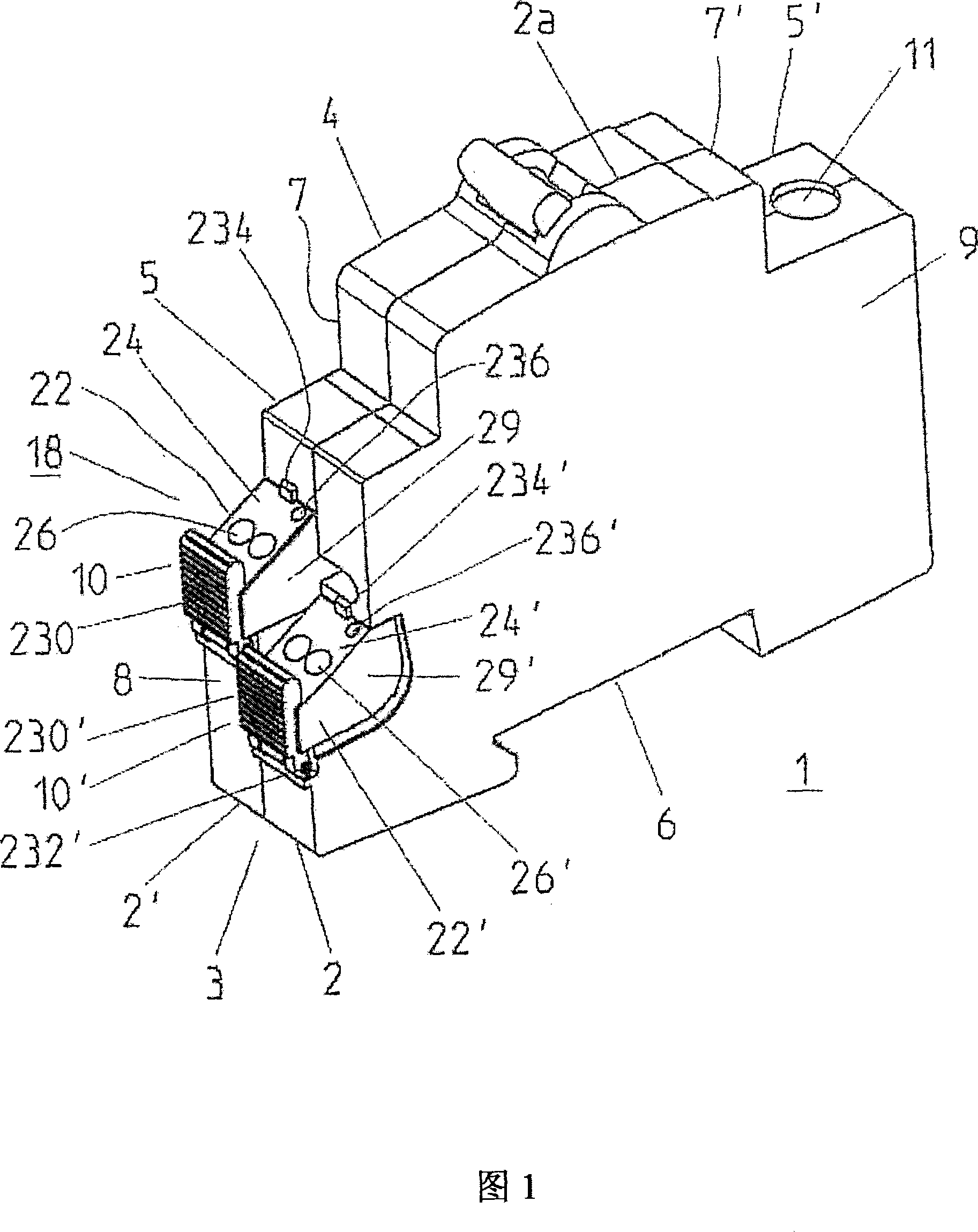 Installation switching device