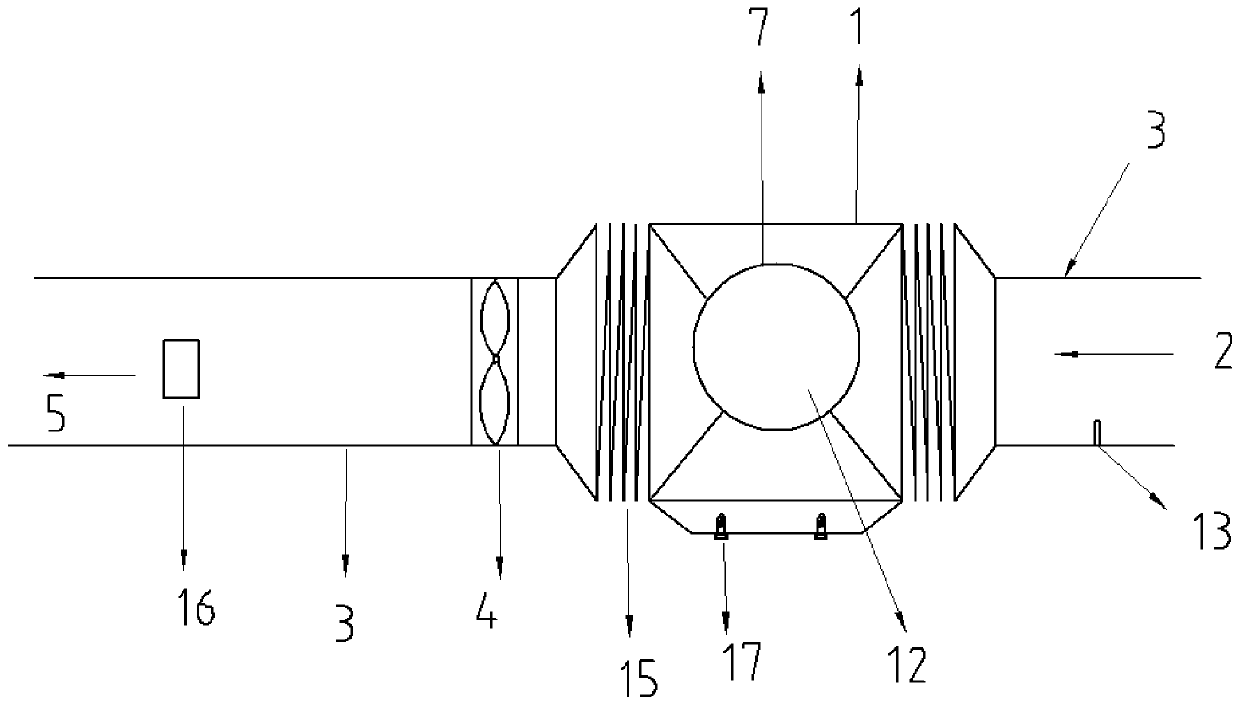 A frequency conversion fan heat recovery ventilation system for four-season ventilation in livestock and poultry houses