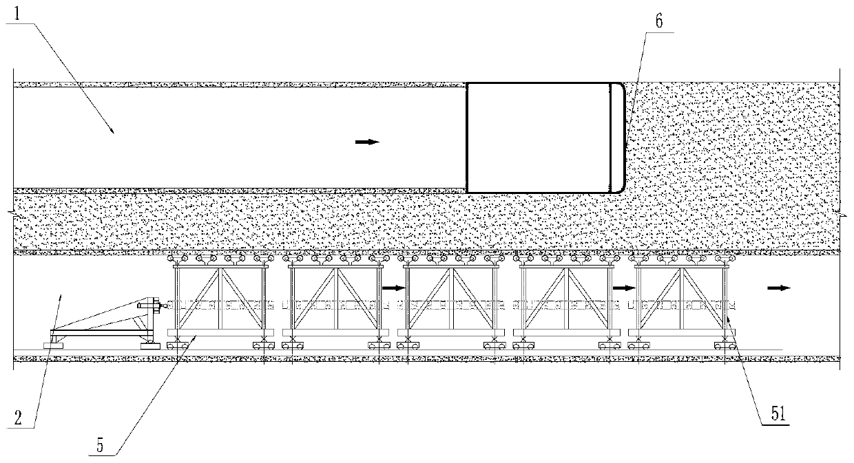 Construction method of overlapped shield tunnel