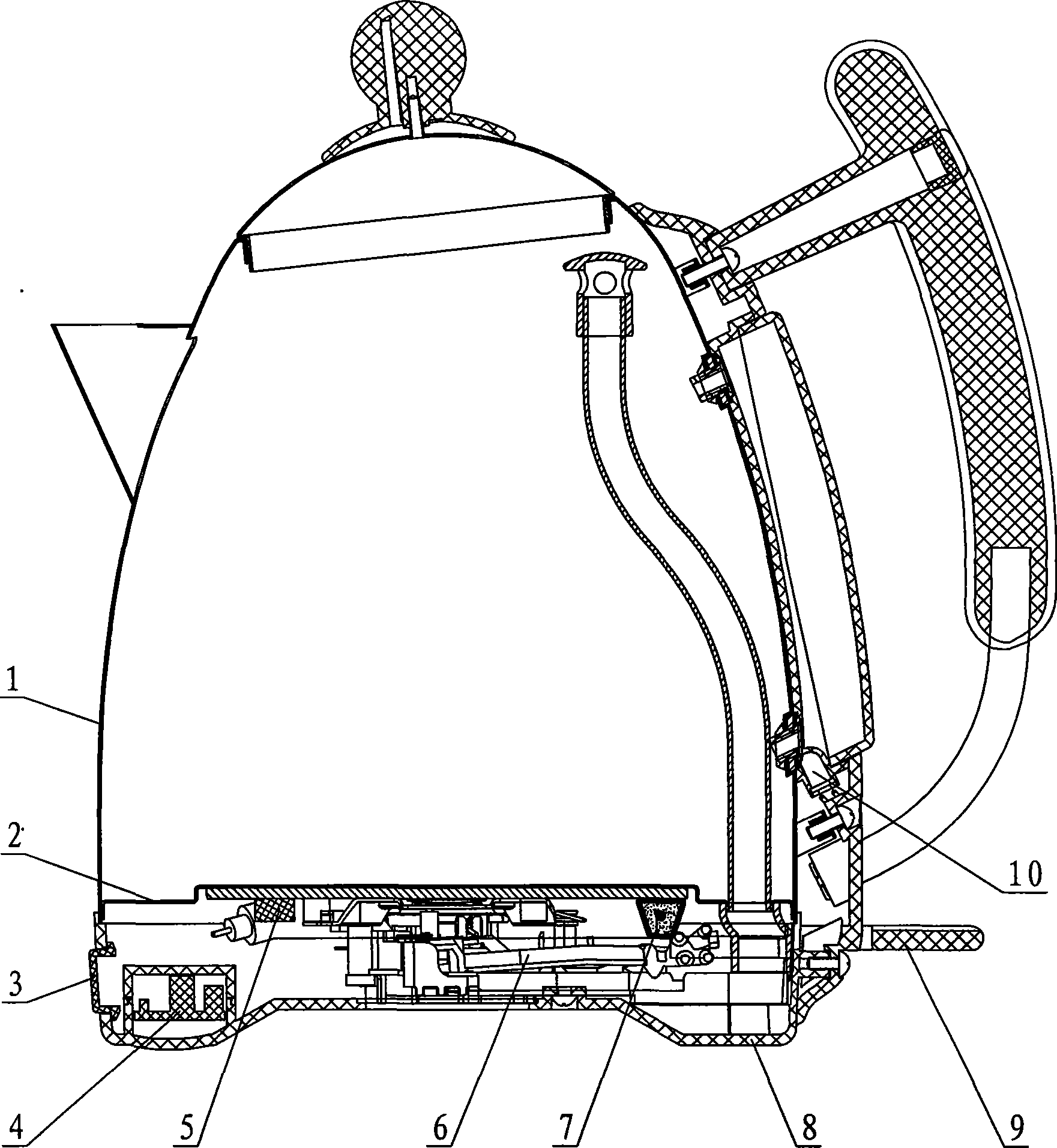 Thermal-insulation electric heating kettle