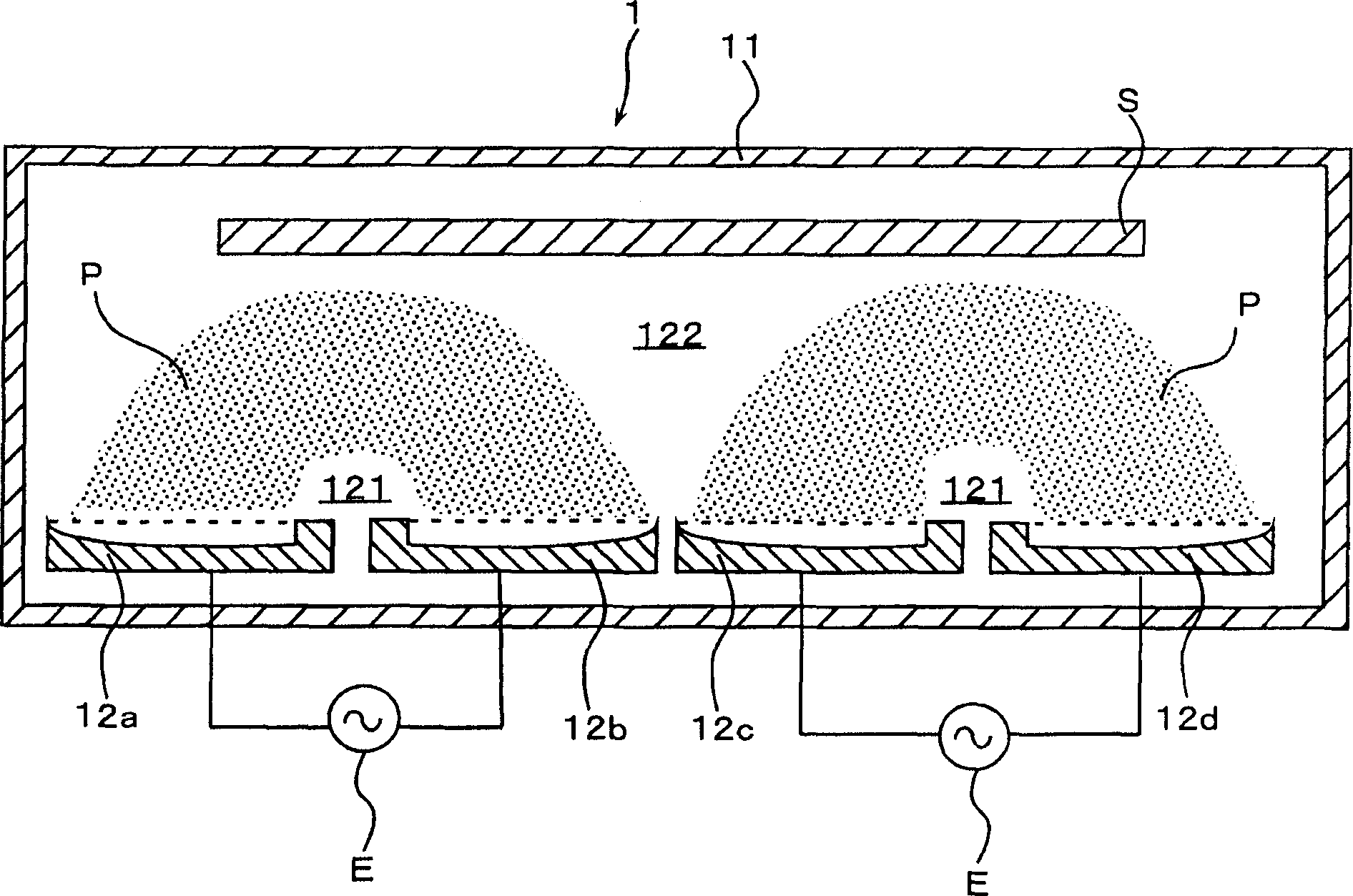 Sputtering device and sputtering method