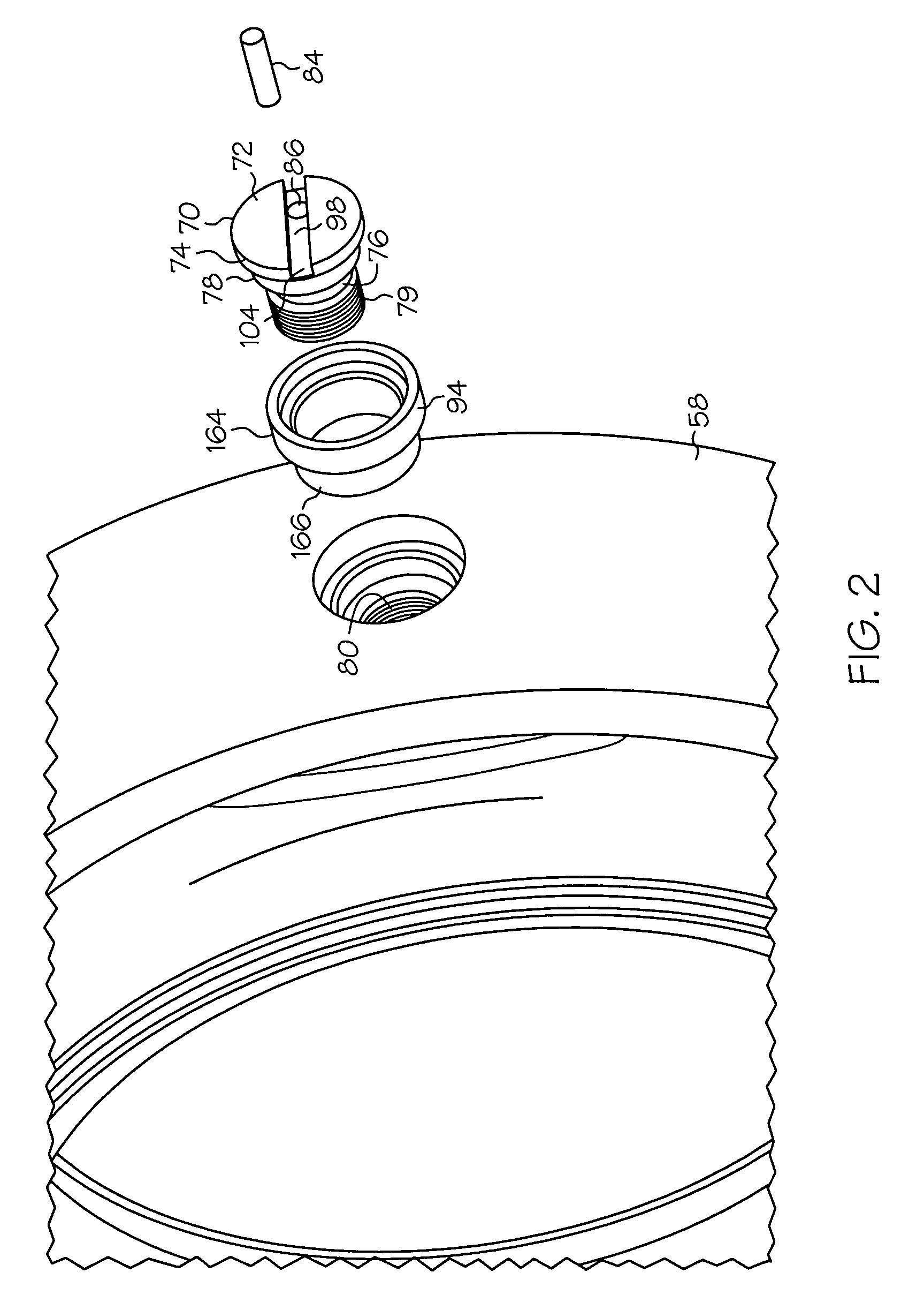 Full port externally gimballed joint