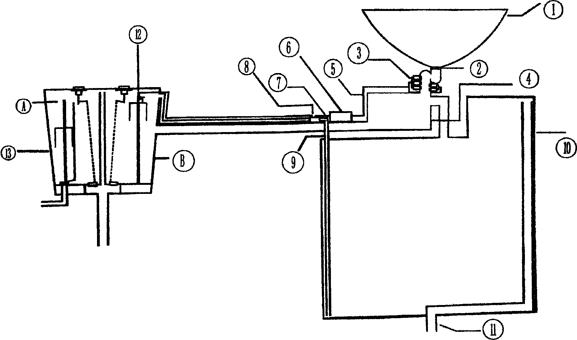 Automatic water-saving system with energy-consumption