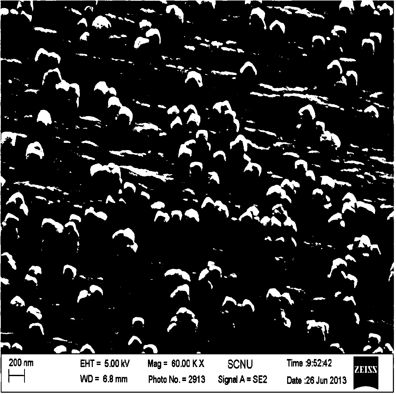 Method for preparing high-strength high-modulus organosilicone modified PI/SiO2 hybridization film