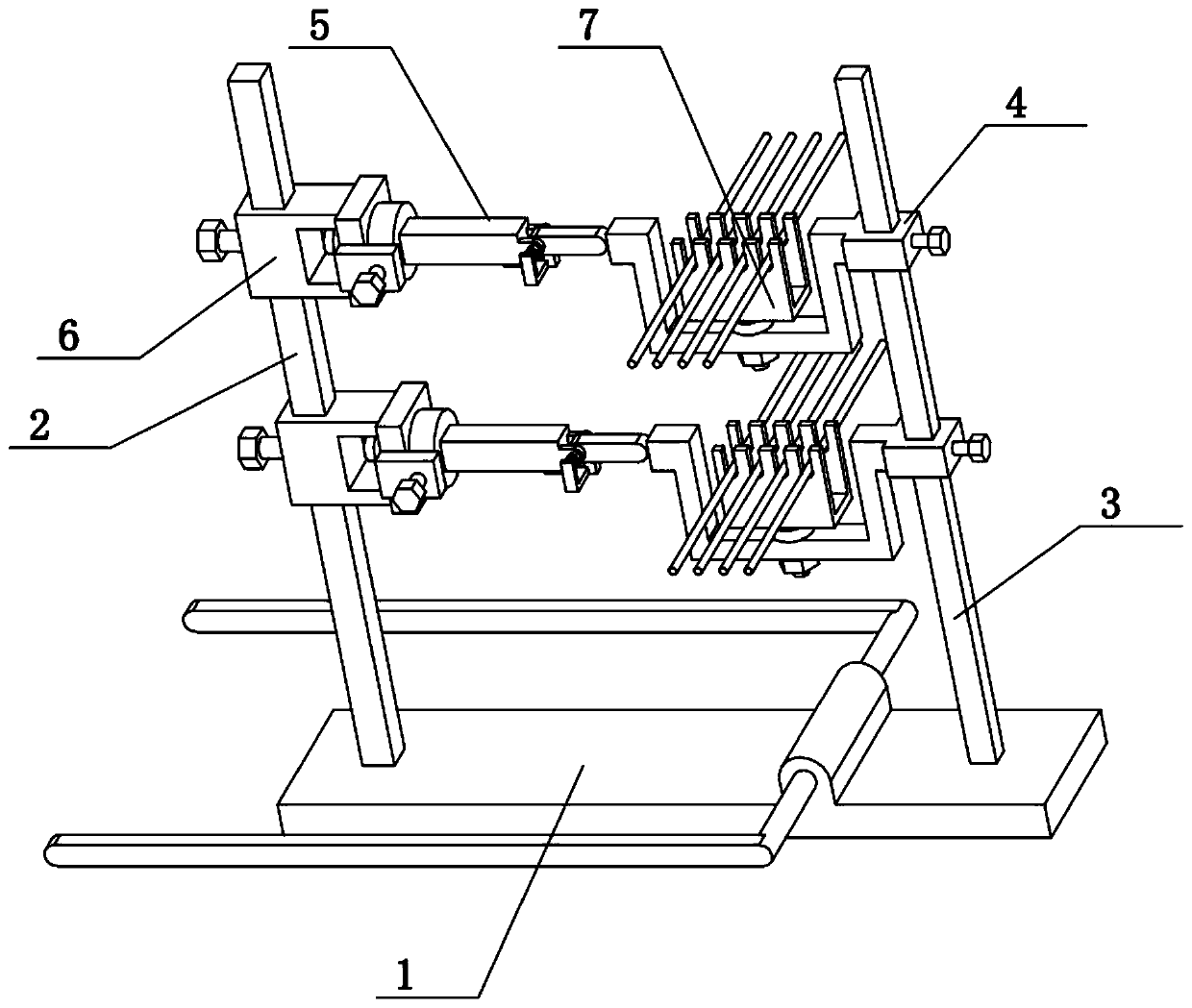 A communication line erector