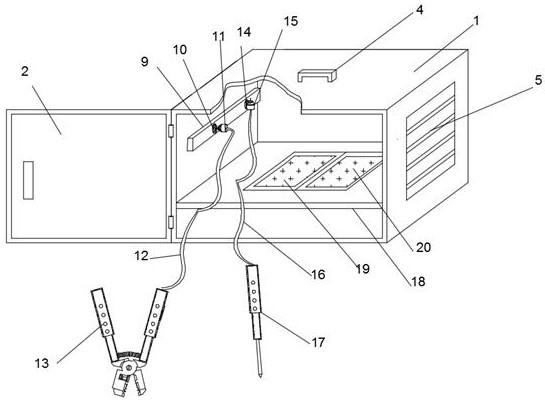 Electric meter disassembling and assembling tool with safety protection function