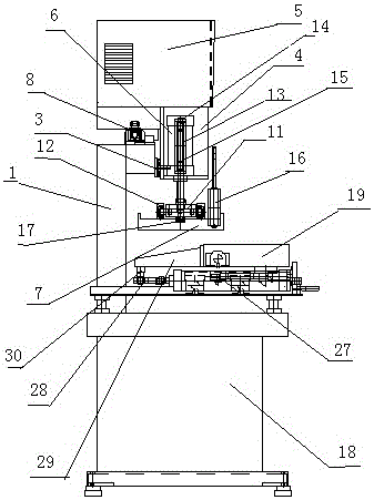 High-precision tip pipe rolling machine