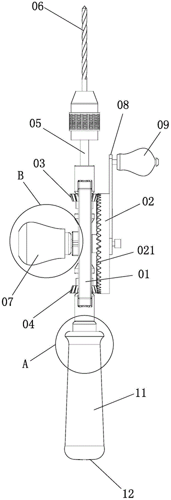 Pulse percussion drill