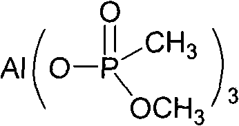 Organic aluminum phosphate fire retardant and preparation method and use thereof