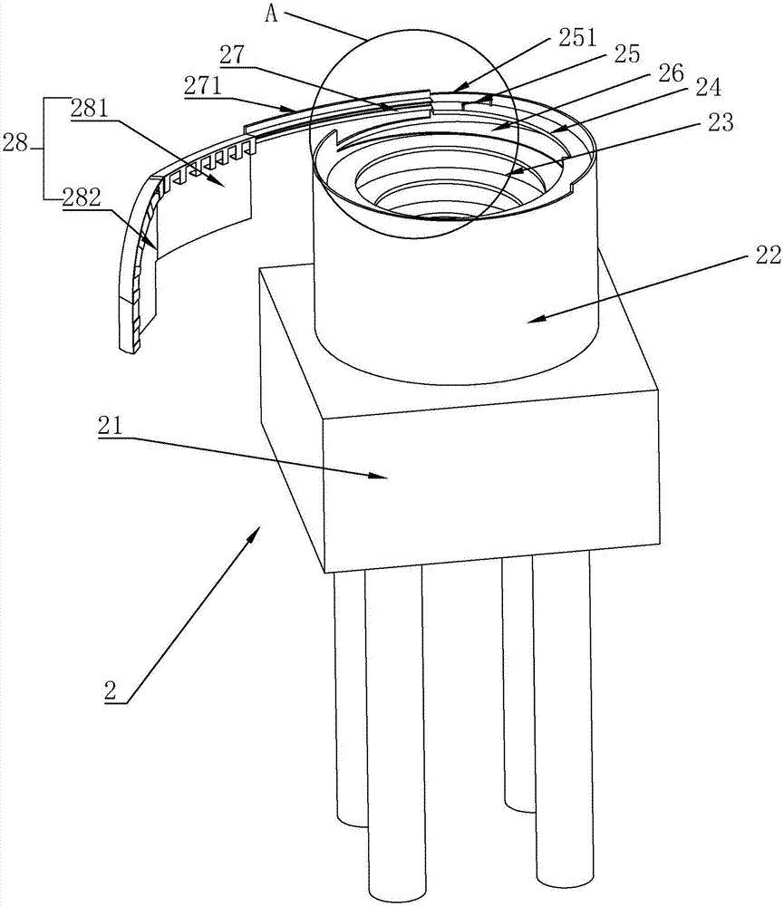 Spring hook blank vibration disc and full-automatic spring hook machining device