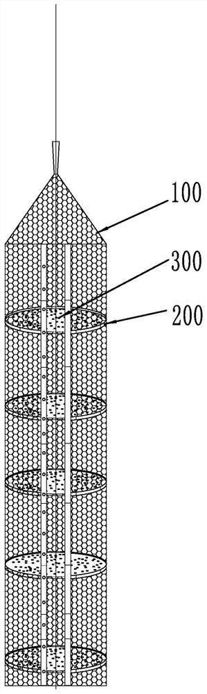 A kind of scallop breeding cage