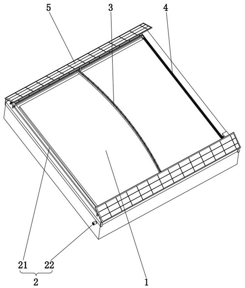 Building roof waterproof system and construction method thereof