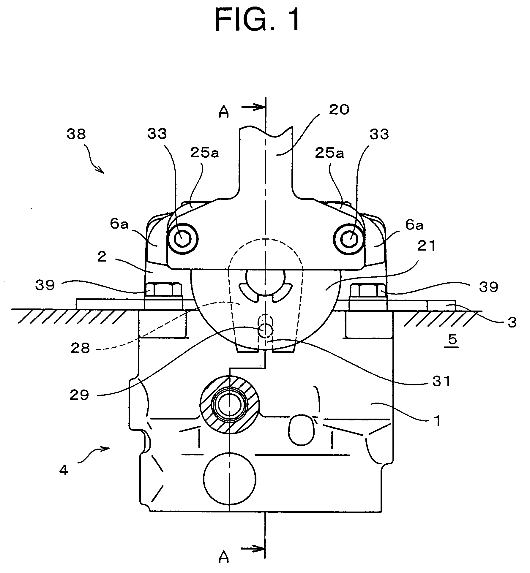 Operating lever device