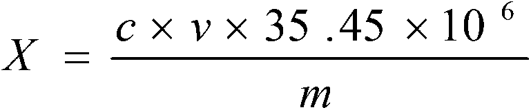 Detection method for chlorine ion content in lithium-ion battery electrolyte