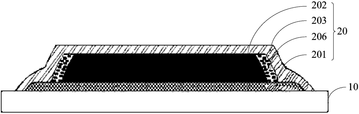 OLED display panel and packaging method