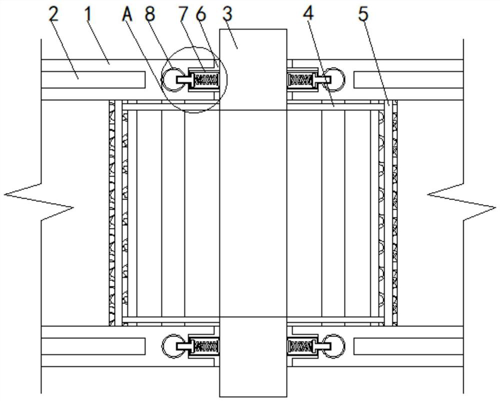 Water conservancy pipeline with adjustable valve size