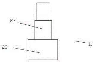 Tea drying device capable of being hydraulically driven to lift