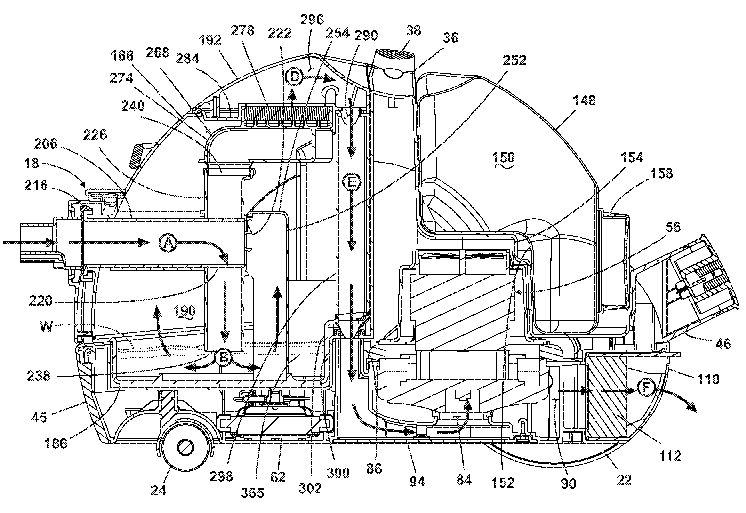 Wet/dry vacuum cleaner