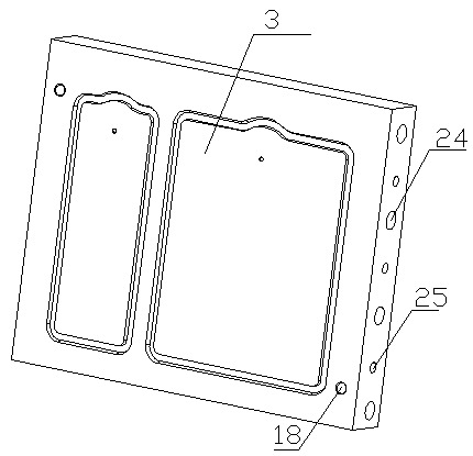 Strip-shaped steel coated sand mold