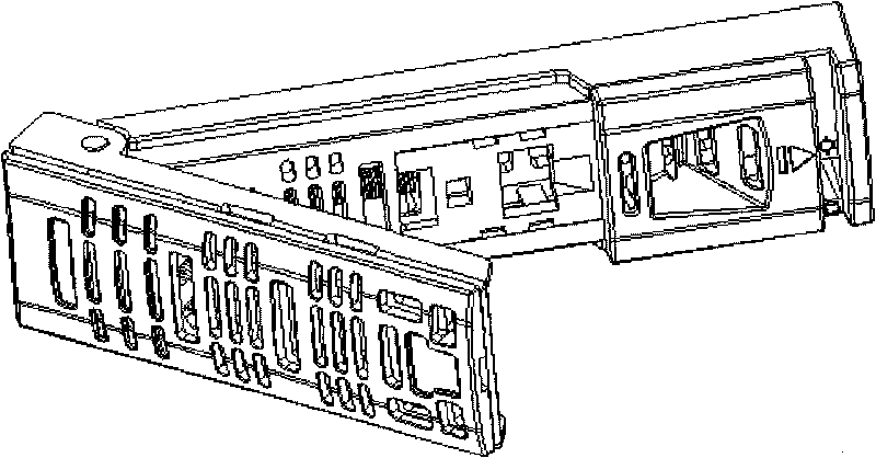 Hot plug device for 2.5 inch hard disc