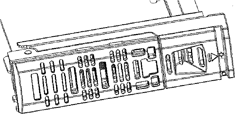 Hot plug device for 2.5 inch hard disc