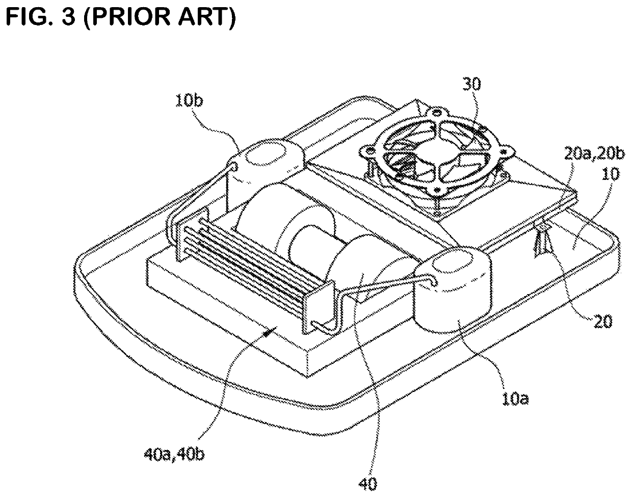 Compact air conditioning module for performing cooling and heating through a single module