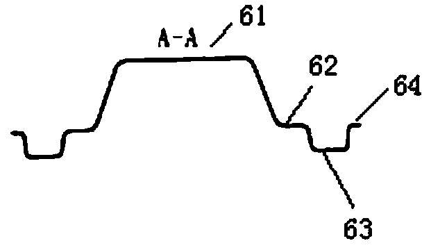 Channel stamping and shaping technology in floor