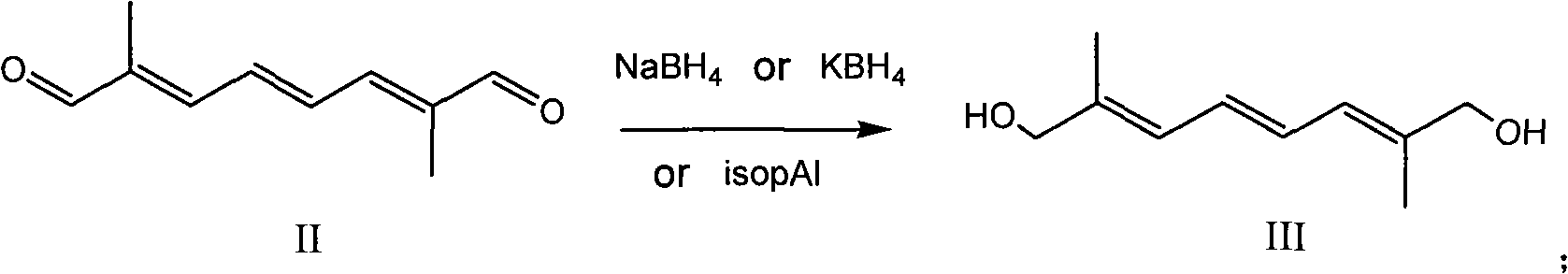 Preparation method of 2,7-dimethyl-2,4,6-octa-triene-1,8-diethylester biphosphonate