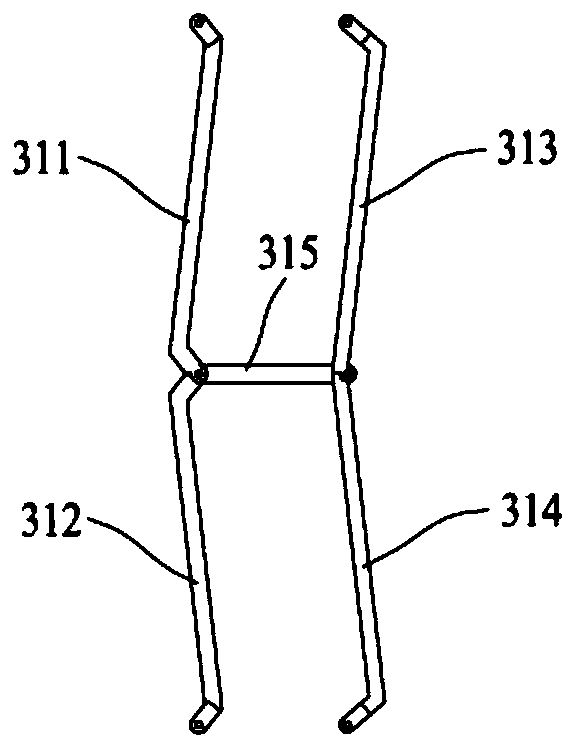 Foldable and curved space truss capture mechanism