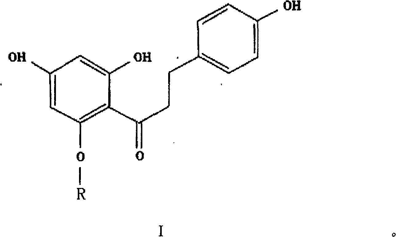 Application of phlorizin in preparing hepatic or health-care food