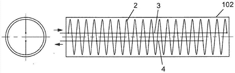 Heated or cooled deflection drum for pouring equipment