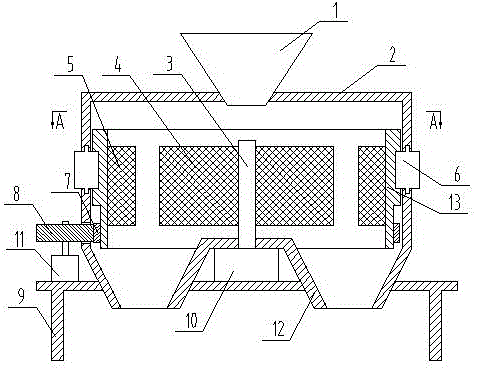 Vertical shaft impact type crusher