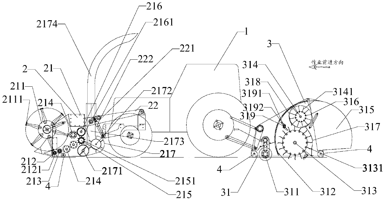 Residual film recovery device and operation method thereof